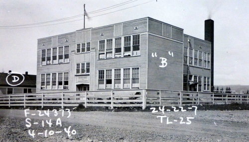 The rebuilt Selleck School, completed in 1930, now serves as the Pacific States Condominiums. This April 10, 1940, photo is courtesy King County Assessor Property Card collection, Washington State Archives, Puget Sound Branch.