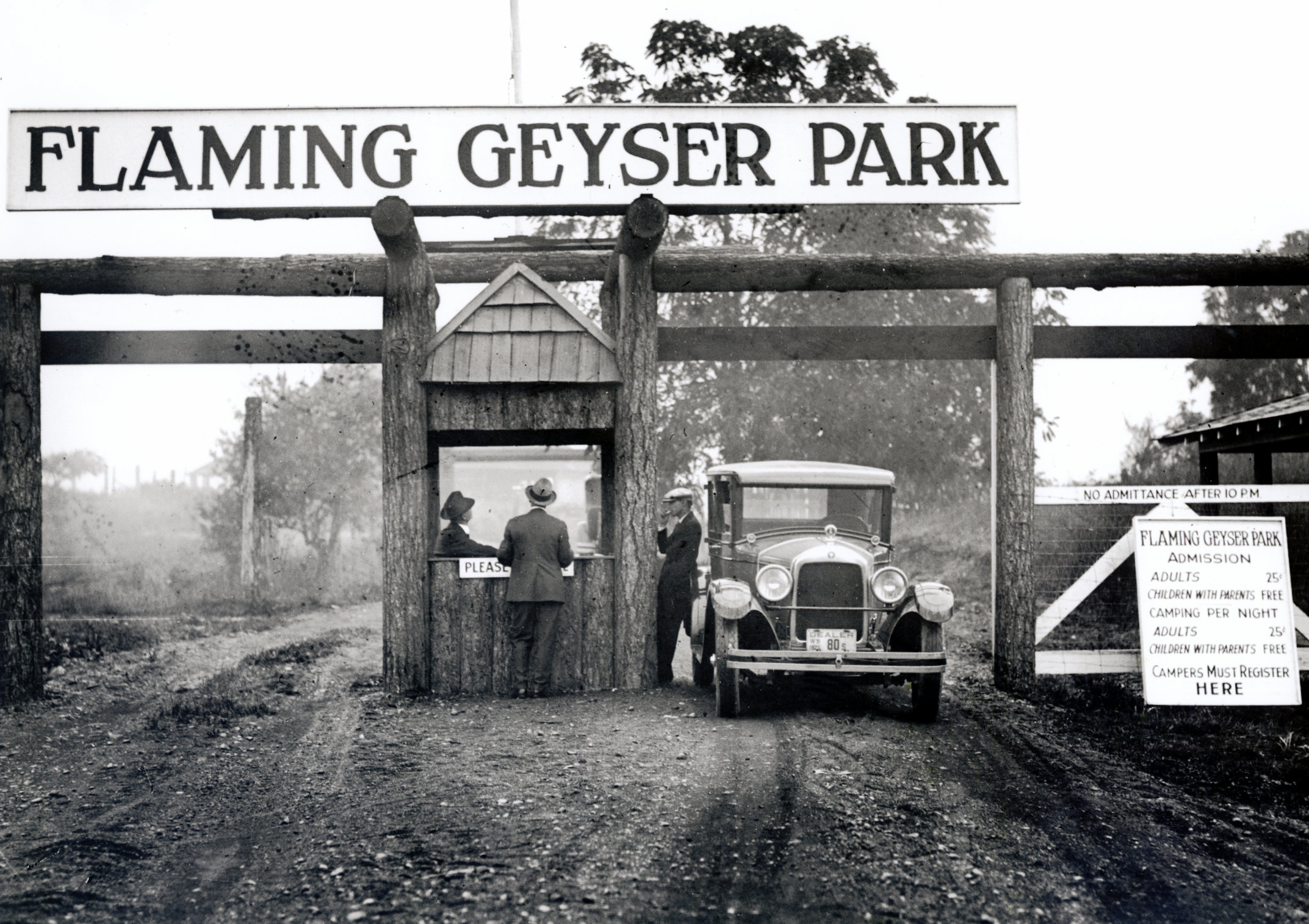 Flaming Geyser Park, ca. 1925 | Black Diamond History